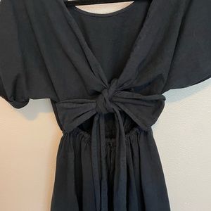 Black Cotton Dress Size XS